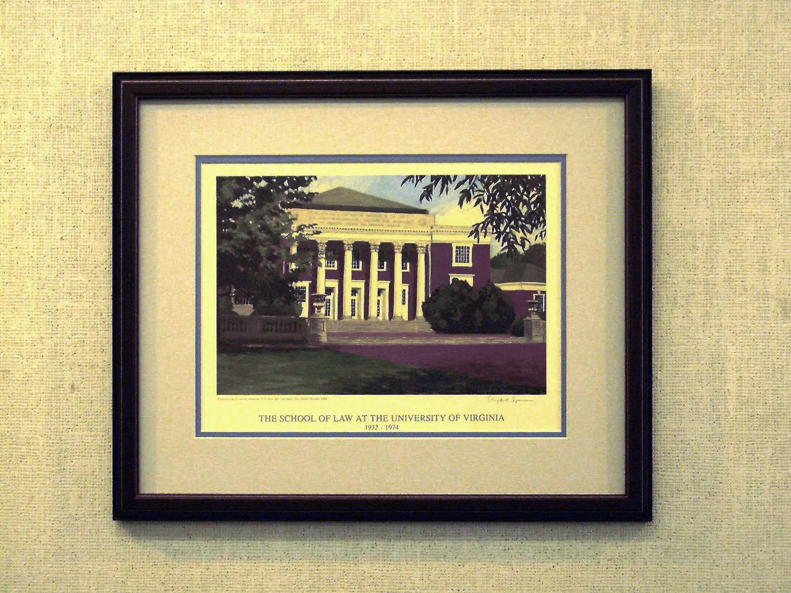 University of Virginia former School of Law